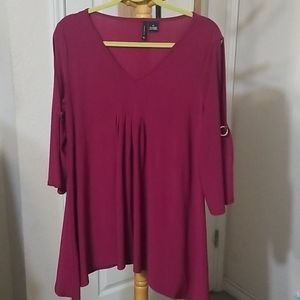 New Directions Marron Tunic